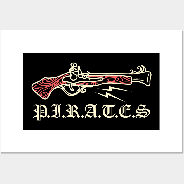 gun (pirates) Wall Art by donipacoceng